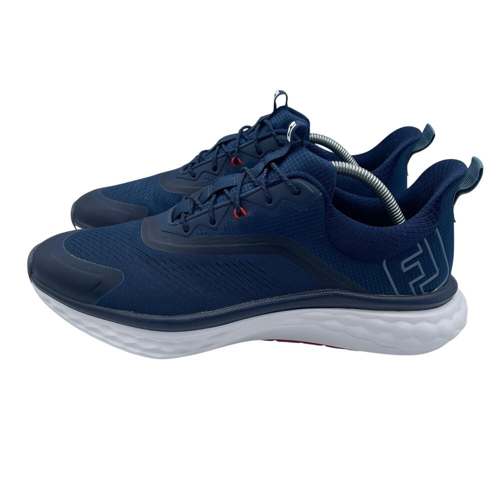 Footjoy FJ Quantum Spikeless Golf Shoes Navy Blue Lightweight Mens 10.5